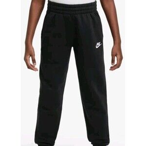 Nike Jogger Kids L Large Black Sportswear PE Sweatpants Athletic Ankle
